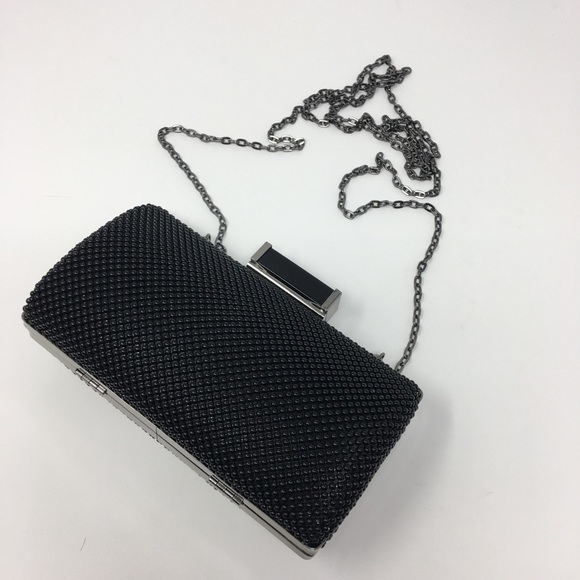 Jessica McClintock black beaded purse - Picture 2 of 3